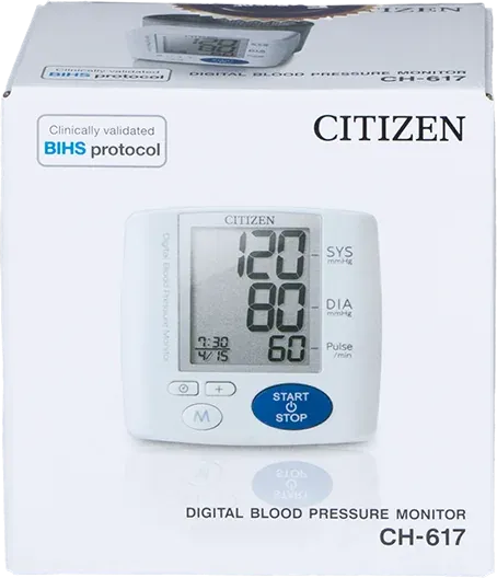 Baumanómetro digital de muñeca CH-617 Citizen