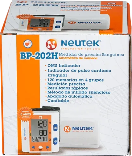 Baumanómetro digital de muñeca BP-202H Neutek